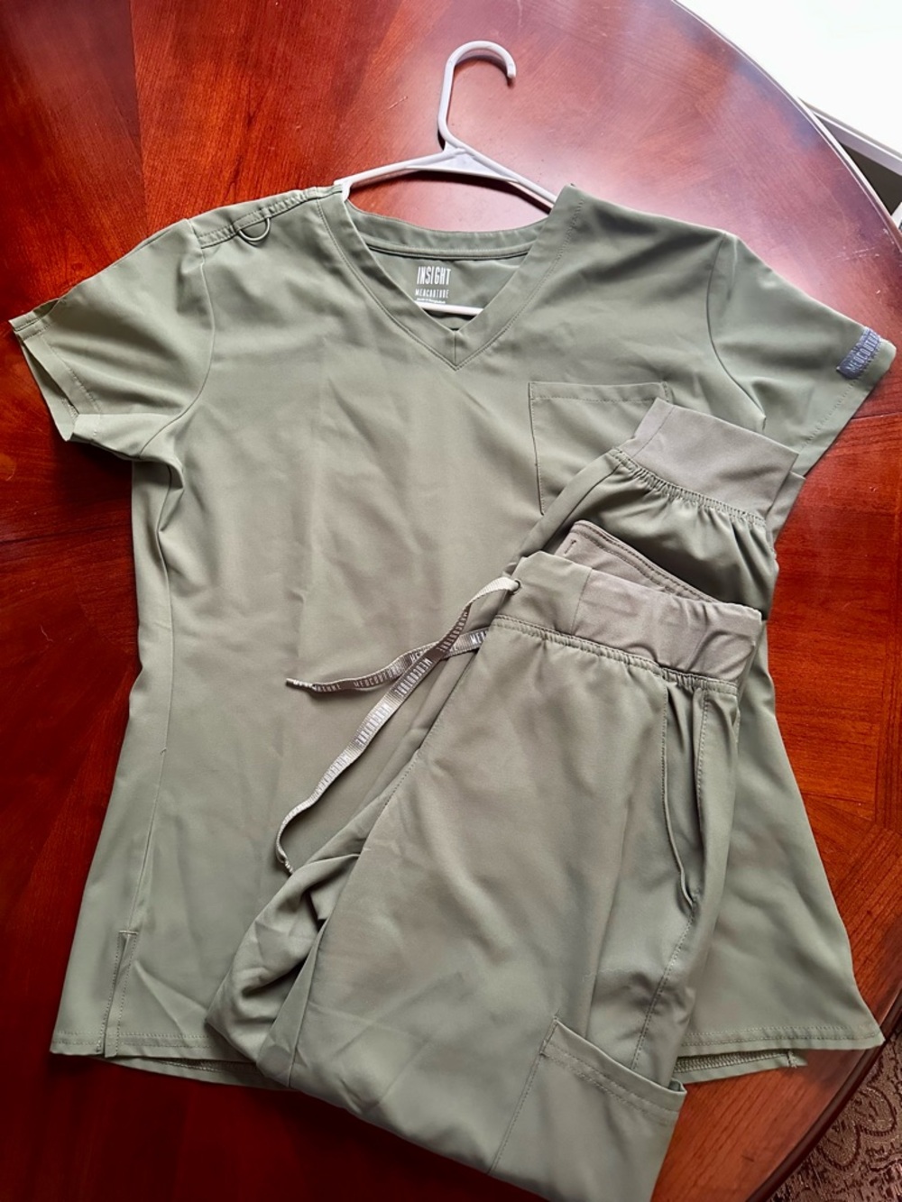 Insight Med Couture Olive green scrub set